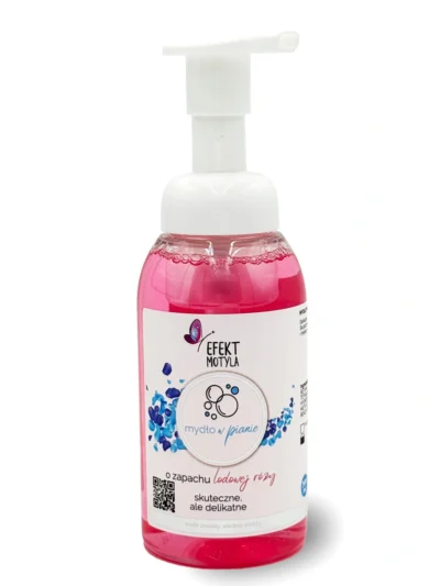 MYDŁO W PIANIE - lodowa róża delikatne i nawilżające 300ml