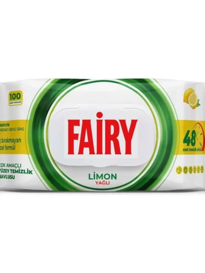 Chusteczki czyszczące uniwersalne Fairy cytrynowe 100 szt.