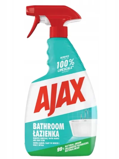 Ajax Środek Płyn do Czyszczenia Łazienki Spray 750ML
