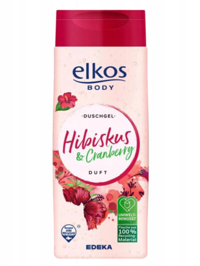 Damski żel pod prysznic Elkos Hibiskus & Cranberry 300ml