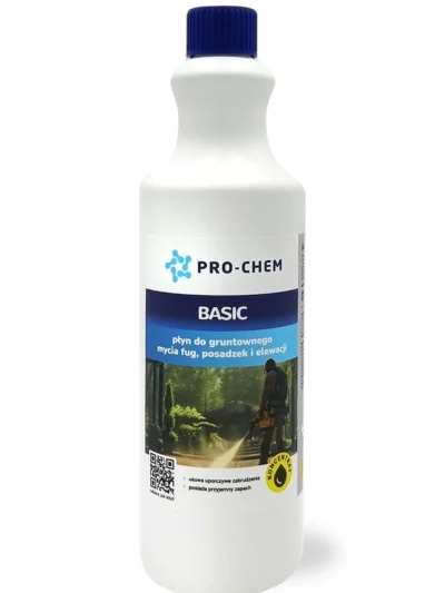 BASIC płyn do mycia fug, posadzek, elewacji oraz kostki brukowej 1L