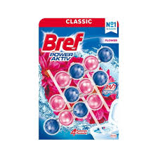 Bref kostka do WC Power Aktiv 3x50g Kwiatowy
